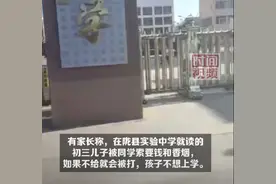 男孩被同学索要钱和烟不给就打，家长驱车两千里赶到学校讨说法图片