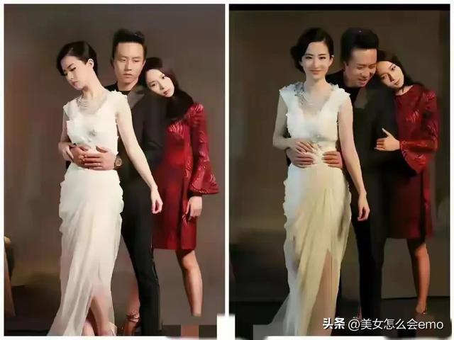 邓超左拥右抱两大美女，幸福到冒泡！孙俪看到怕不是要“气鼓鼓”