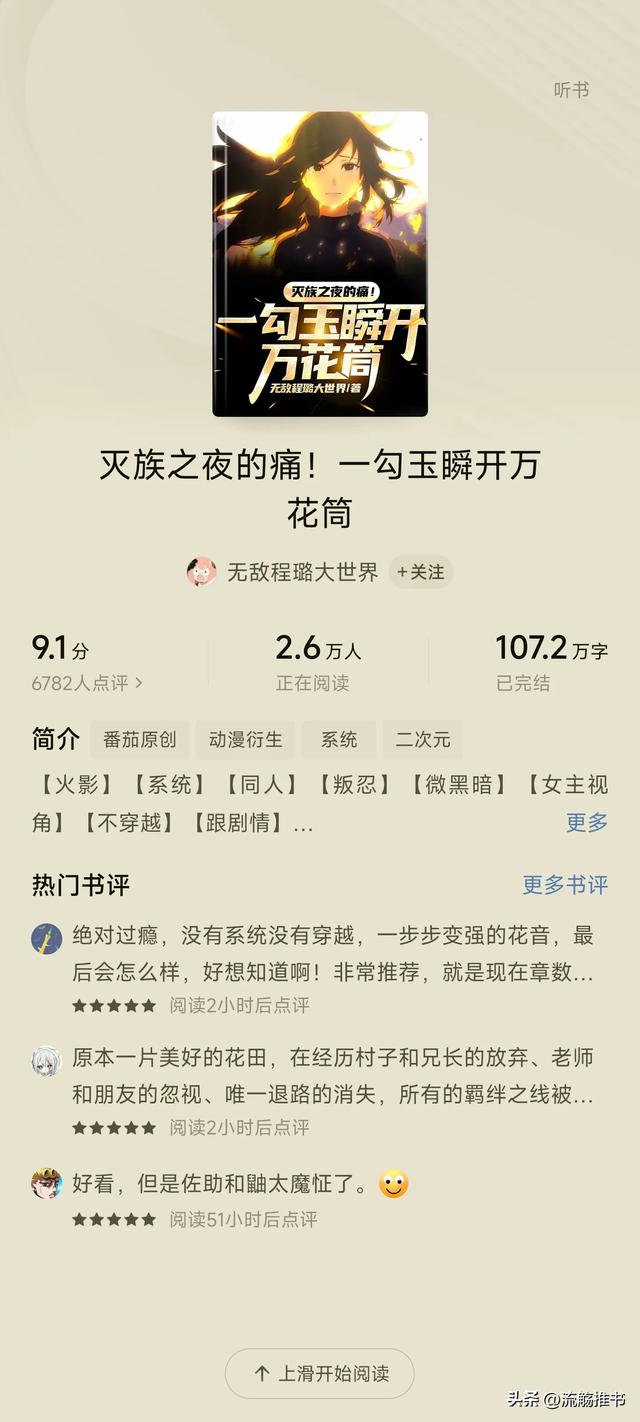 盘点番茄评分高的火影同人文，火影迷有福啦