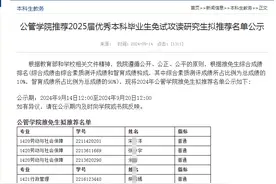 2025西安交通大学各院系保研名单：看看符合你的预期吗？图片