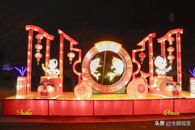 影记 | 春节临淄太公湖花灯展，景观都在这儿（下）