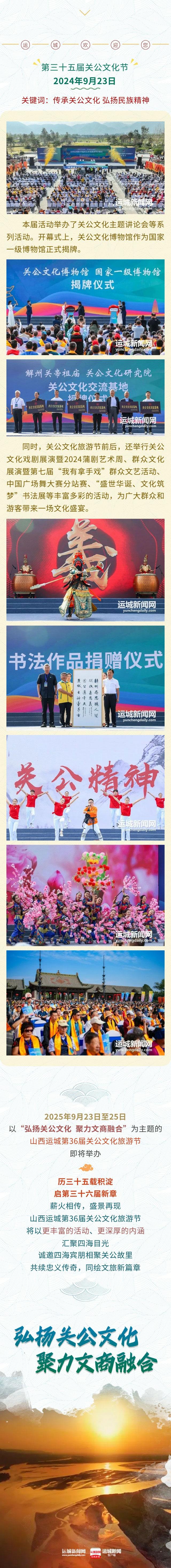一图读懂关公文化旅游节的流金岁月