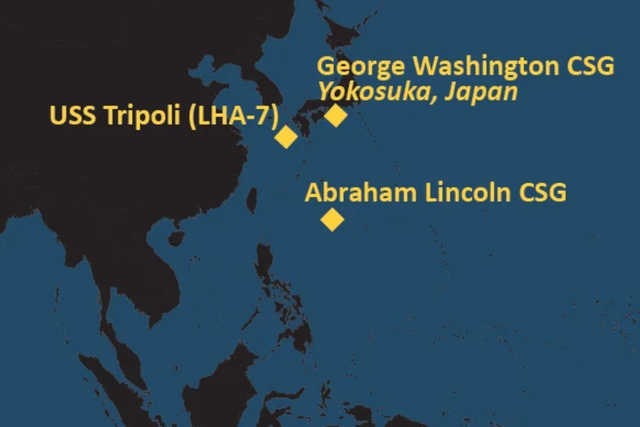 为日本站台？美军“闪电航母”部署东海，称“今夜就能投入战斗”