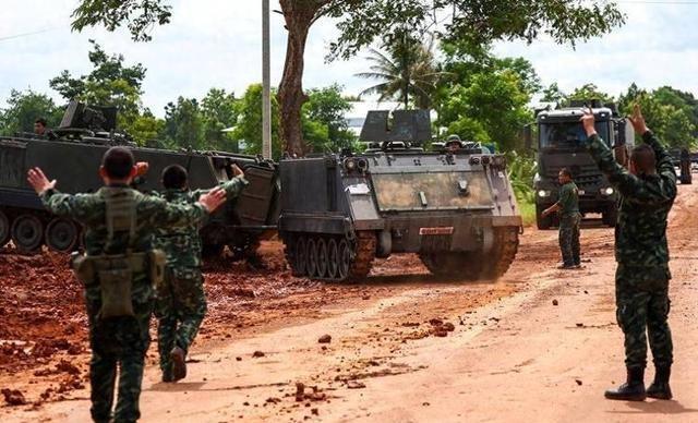 泰国发现情况不对，第三国势力进场帮柬埔寨？泰军用中文发表声明