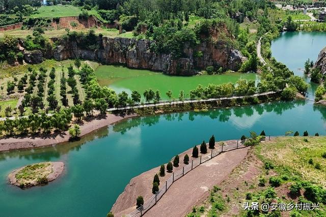 安徽涡阳：昔日矿山变景区 生态修复换新颜