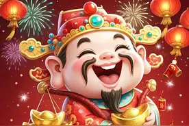 财神驾到，迎财神接财运 财神卡通暴富头像男士专用图片