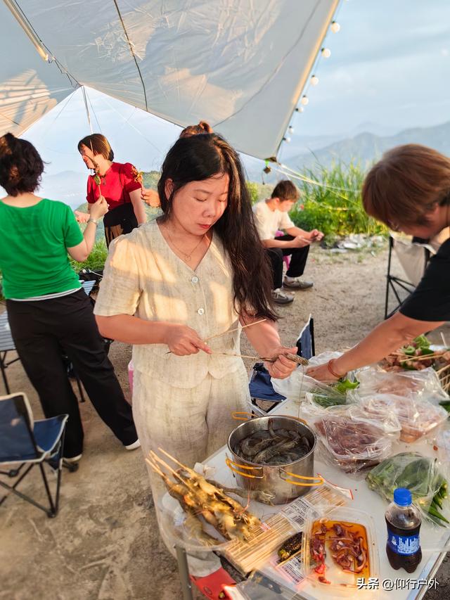 饶平朱湖顶露营