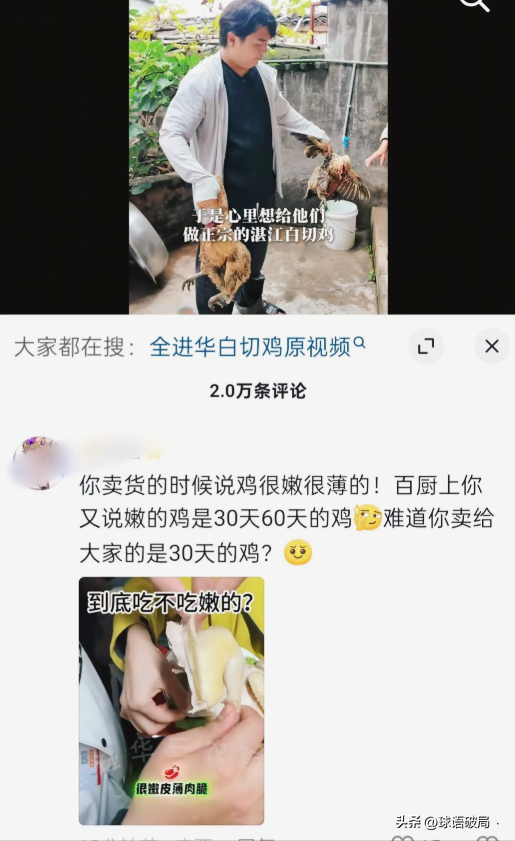 拔出萝卜带出泥，全红婵哥哥的白切鸡事件越闹越大，真相耐人寻味