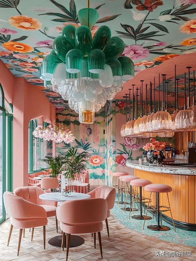 此间春日梦幻餐厅有着来自春天的明媚,春意盎然令人心花怒放!