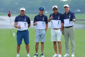 王宝强打高尔夫变身商务精英，王志文秃头张嘉译发福，文章没底气图片