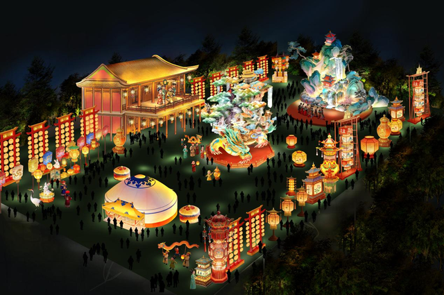 春节必打卡！圆明园首届“灯景夜游”，即将点亮马年新春