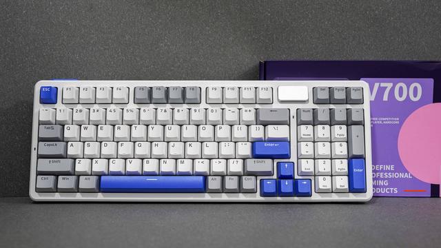 雷柏V700DIY-98拆解：7层消音+凯华定制快银轴，机械键盘卷疯了！