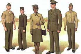 美国海军陆战队军服，穿最华丽的制服，干最脏累的活图片