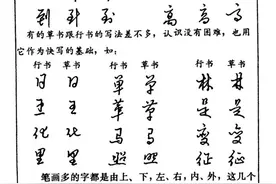 黄若舟行草书钢笔字帖《汉字快写法》，非常实用的硬笔快写字帖啊图片