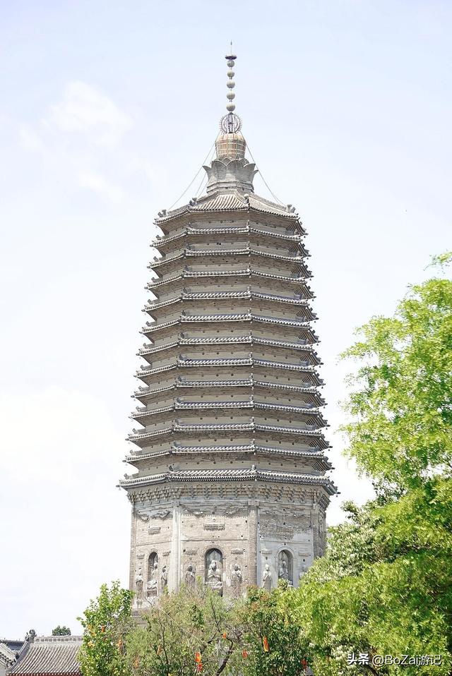 辽塔塔刹战火毁，参照辽工复原铁刹，锦州古城标历史