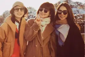 SHE三姐妹合体旅行，田馥甄晒出合照，任家萱和陈嘉桦捧腹大笑图片