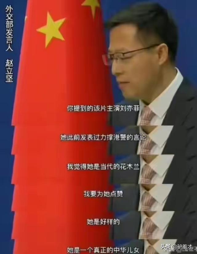 一场香港大火	，让大家看清38岁刘亦菲的“真面目”，赵立坚说对了