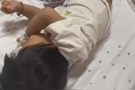 心酸！河南女童水上乐园感染肺炎长疱疹发烧，千万不要带孩子去了图片