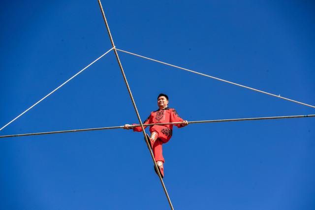 新疆洛浦：胡杨季启幕，游客醉在金林看演出