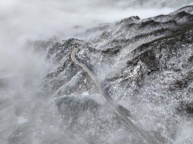赏•美景 | 全州：天湖景区现雪后云海景观