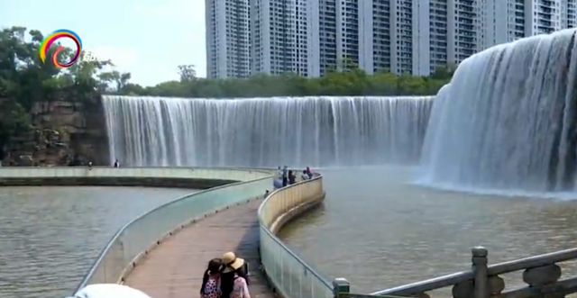 昆明瀑布公园恢复供水 瀑布胜景再现