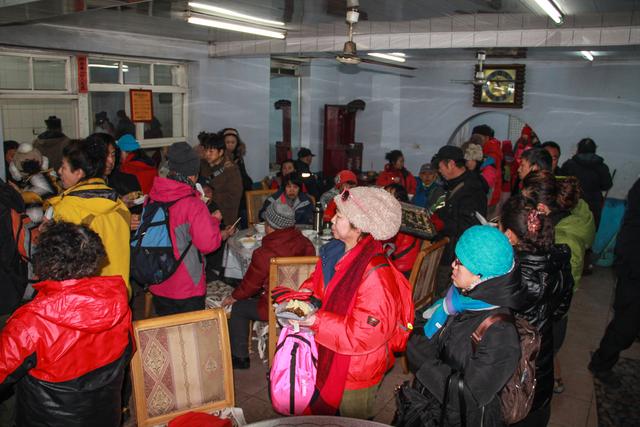 十二年前我在千山五龙宫寺庙吃粥！