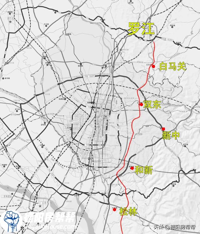 德阳“南北快通”,德绵德什快通,成德大道、龙泉山旅游公路