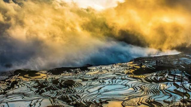 这个元旦，来元阳观赏梯田光影，参加百米长街宴吧