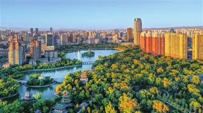芳林缀满城 太原正向着公园城市华美转身