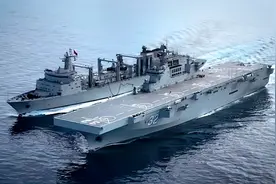 075型有多大？4万吨的075型甲板，竟然没有日本出云级大？图片