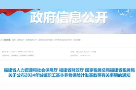 2024年福建省养老金计发基数7776元！退休人员养老金二次核补开始图片