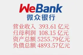 我国最大的民营银行：负债4893亿元，腾讯是大股东图片