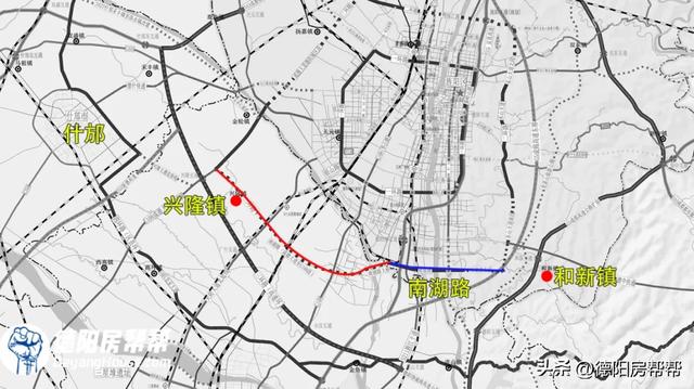 德阳“南北快通”,德绵德什快通,成德大道、龙泉山旅游公路