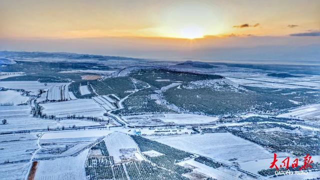 雪后初晴!大同火山群尽显北国雄浑之美