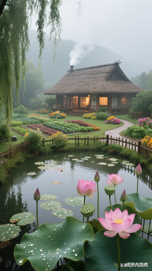 这么美的荷花美景，我该与谁分享呢？