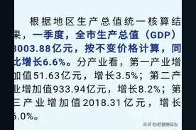 合肥一季度GDP高速增长，一路生花！图片