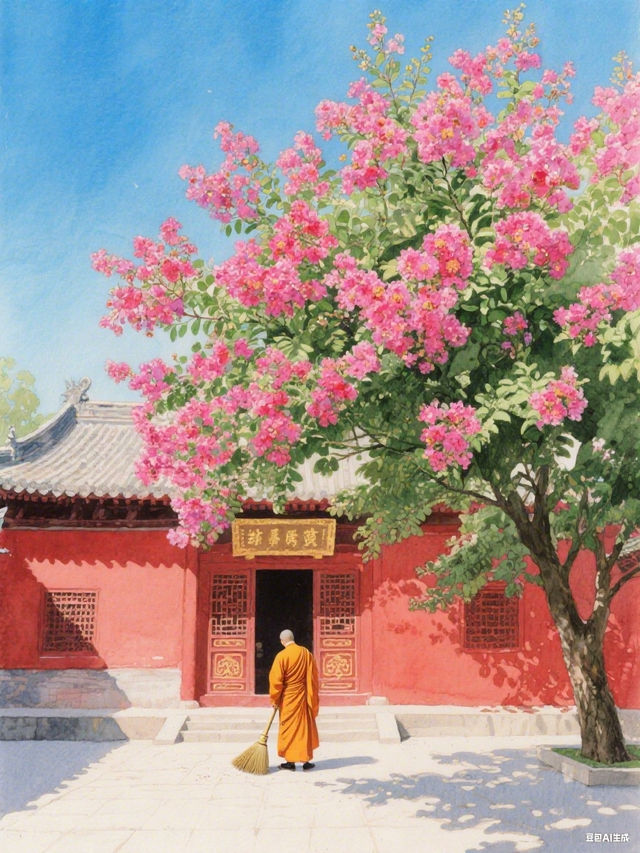 一秒入画！千年紫薇花，打卡夏日限定的剑门关浪漫