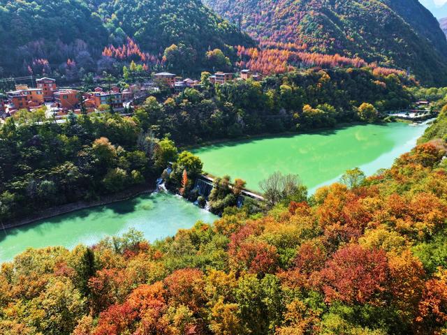 当晚秋遇见官鹅沟……