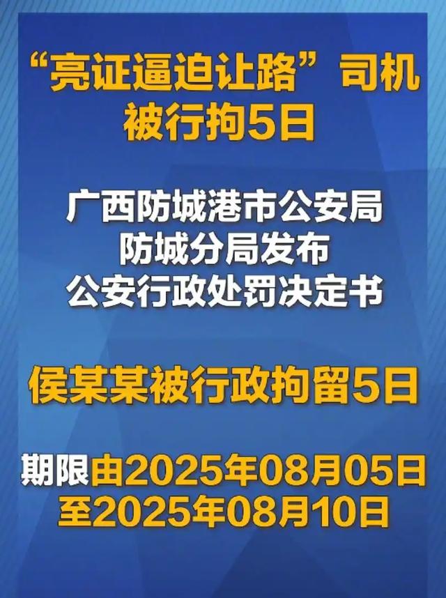 “亮证姐”被行政扣留五天，“亮证迫人让路”事件剧终！老公被坑得最惨，网友：私生活曝光，虚荣心惹的祸！