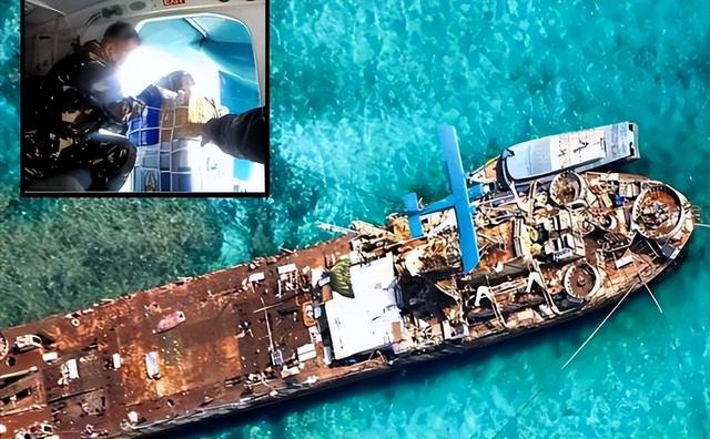 趴在中国仁爱礁9000多天的菲律宾军舰，如今已经再也拖不走了！