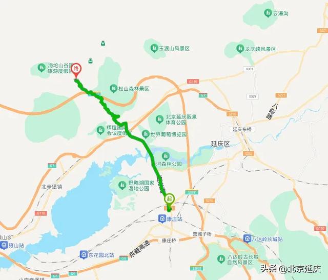延庆秋日自驾路线Get√，出发——