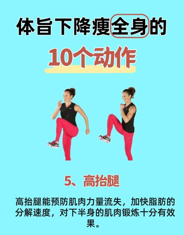 不用健身房！10个新手动作，瘦遍全身