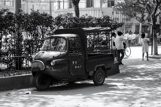 美国游客1983年中国行 少见的开平街景