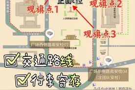 天安门看升旗攻略丨北京天安门行李寄存指南，寄存攻略图片