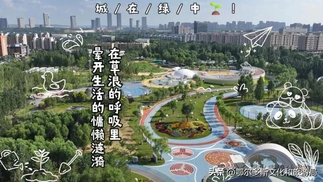 康巴什的惊喜：满眼是绿，转身见自然