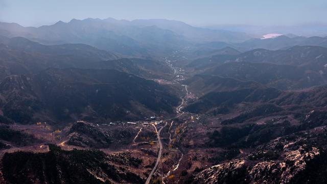 蒙山旅游区大洼秋景