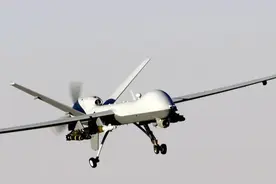 第16架！胡塞武装：再次击落一架美军MQ-9型无人机图片