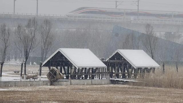 晒图！第一波丰台雪景大片——