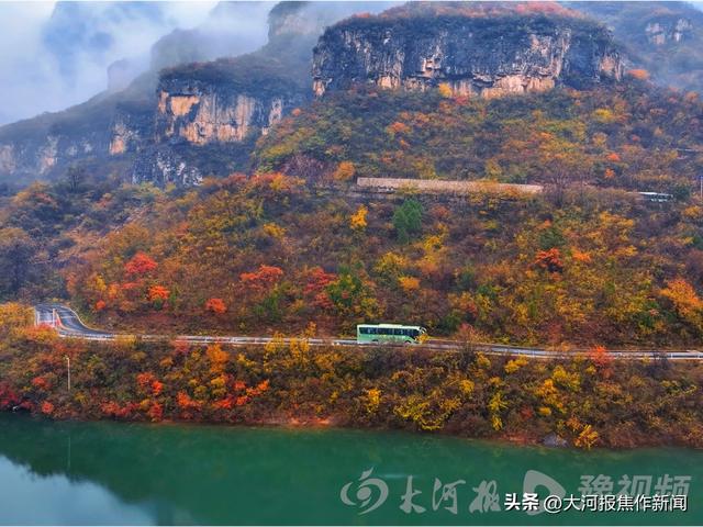 太出片！云台山子房湖迎来年度高光时刻 | 组图