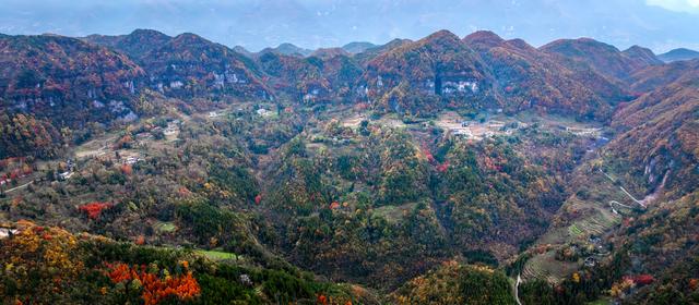 上坝彩林 彩林坝上